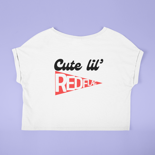 Cute Little Redflag Crop Top