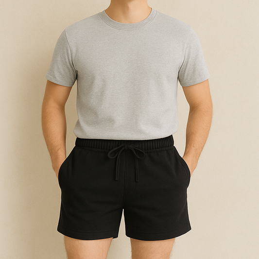 Ultra Comfy Cotton Shorts Black – Perfect for Daily Wear — Tressela
