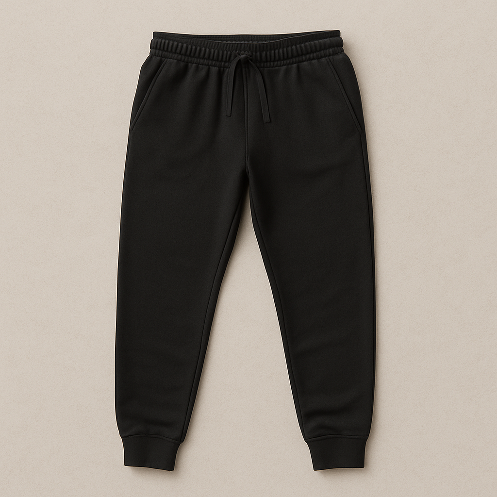 Comfy Everyday Joggers Black - Soft, Stretchable & Stylish — Tressela