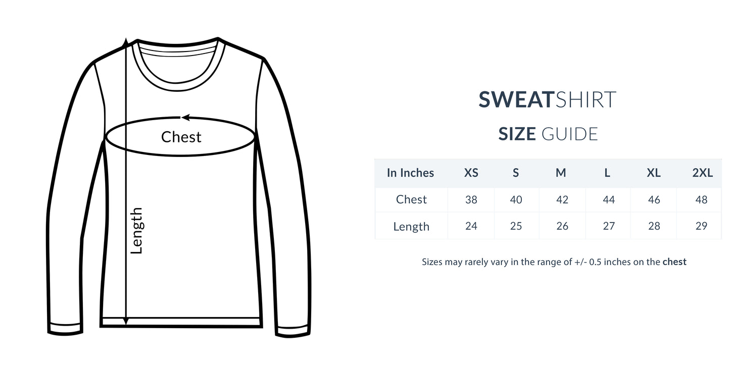 Cozy Sweatshirt - Maroon, Red, Yellow