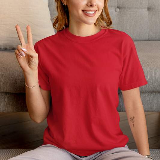 Women’s Everyday Summer T-Shirt - Red — Tressela