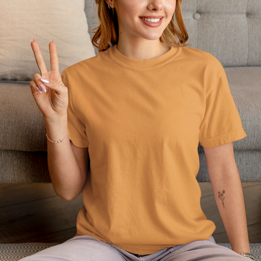 Women’s Everyday Summer T-Shirt - Mustard Yellow — Tressela