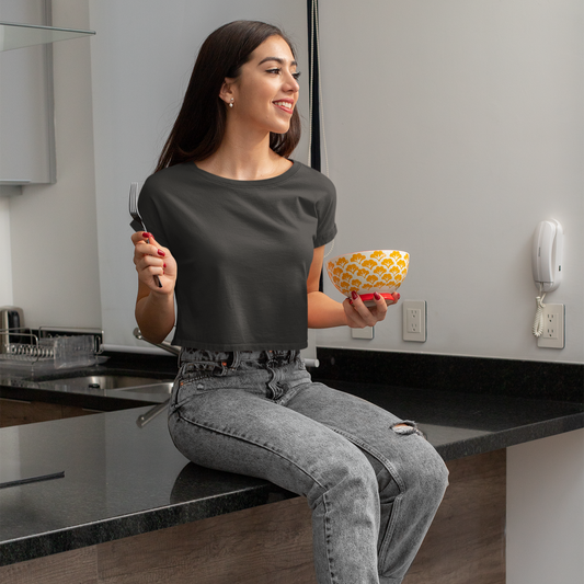 Daily Drip Crop Top - Black — Tressela