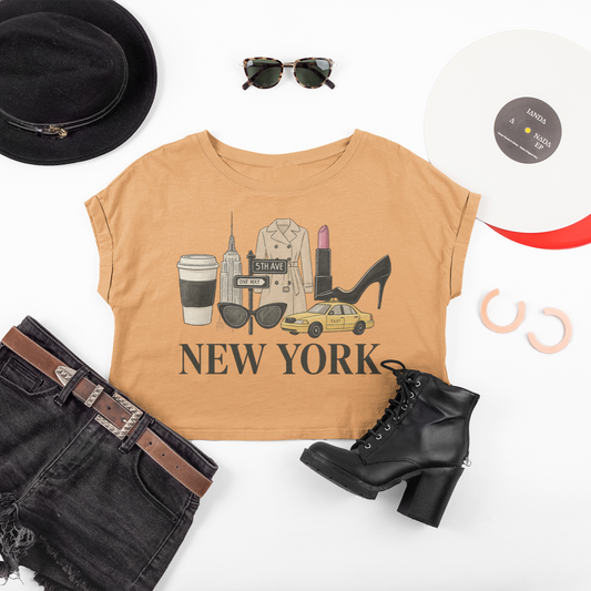 New York Crop Top