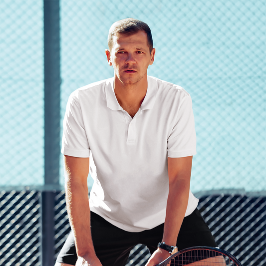 Comfy Plain Polo T-Shirt White – Everyday Smartwear — Tressela