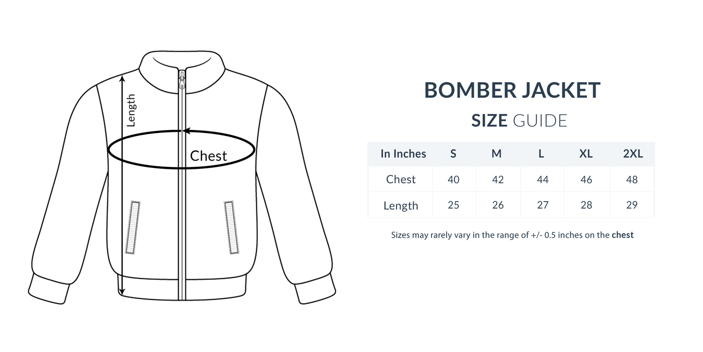Bomber Jacket - Black, Charcoal Grey