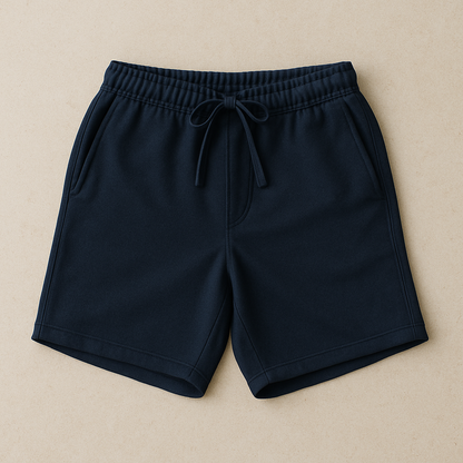 Ultra Comfy Cotton Shorts Navy – Perfect for Daily Wear — Tressela