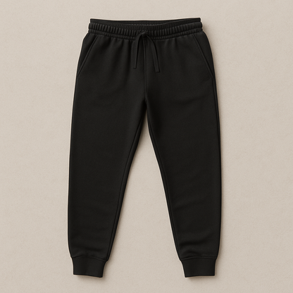 Comfy Everyday Joggers Black - Soft, Stretchable & Stylish — Tressela