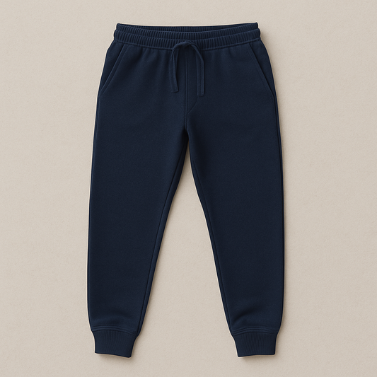 Comfy Everyday Joggers Navy Blue - Soft, Stretchable & Stylish — Tressela