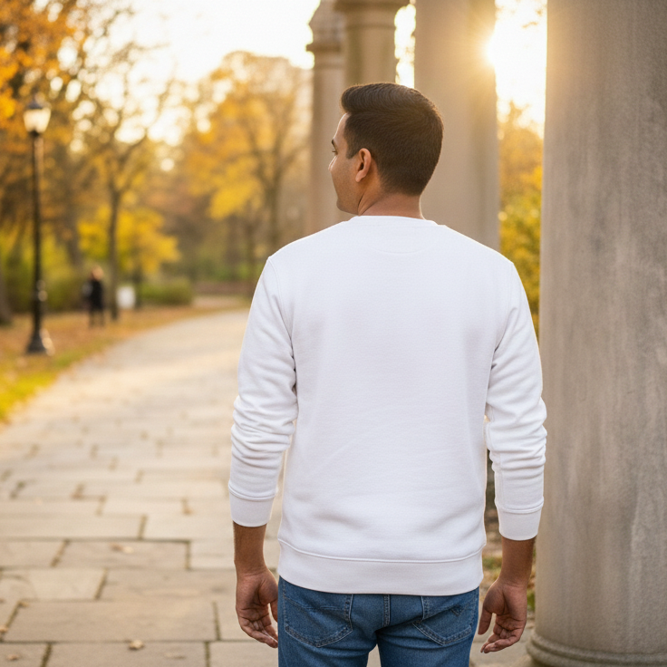 Cozy Sweatshirt - Black, Grey, White