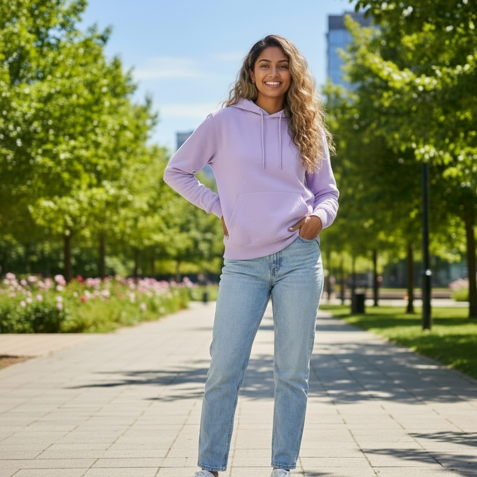 Classy Hoodie - Light Pink, Lavender
