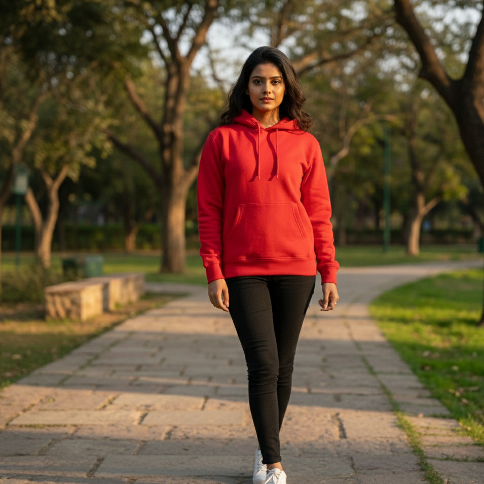 Classy Hoodie - Maroon, Red, Yellow