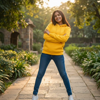 Classy Hoodie - Maroon, Red, Yellow