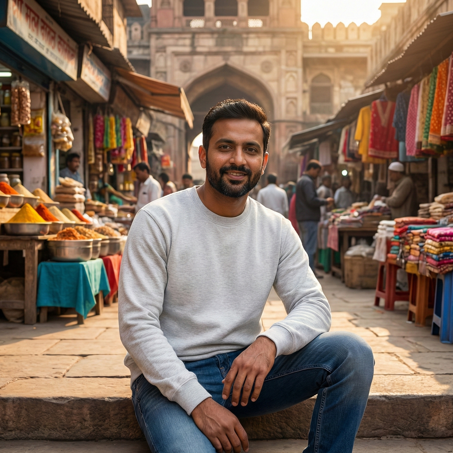 Cozy Sweatshirt - Black, Grey, White