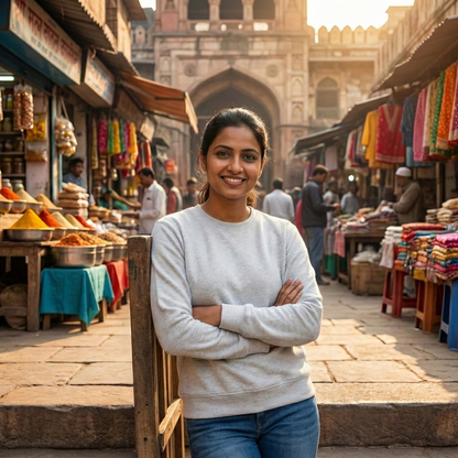 Cozy Sweatshirt - Black, Grey, White