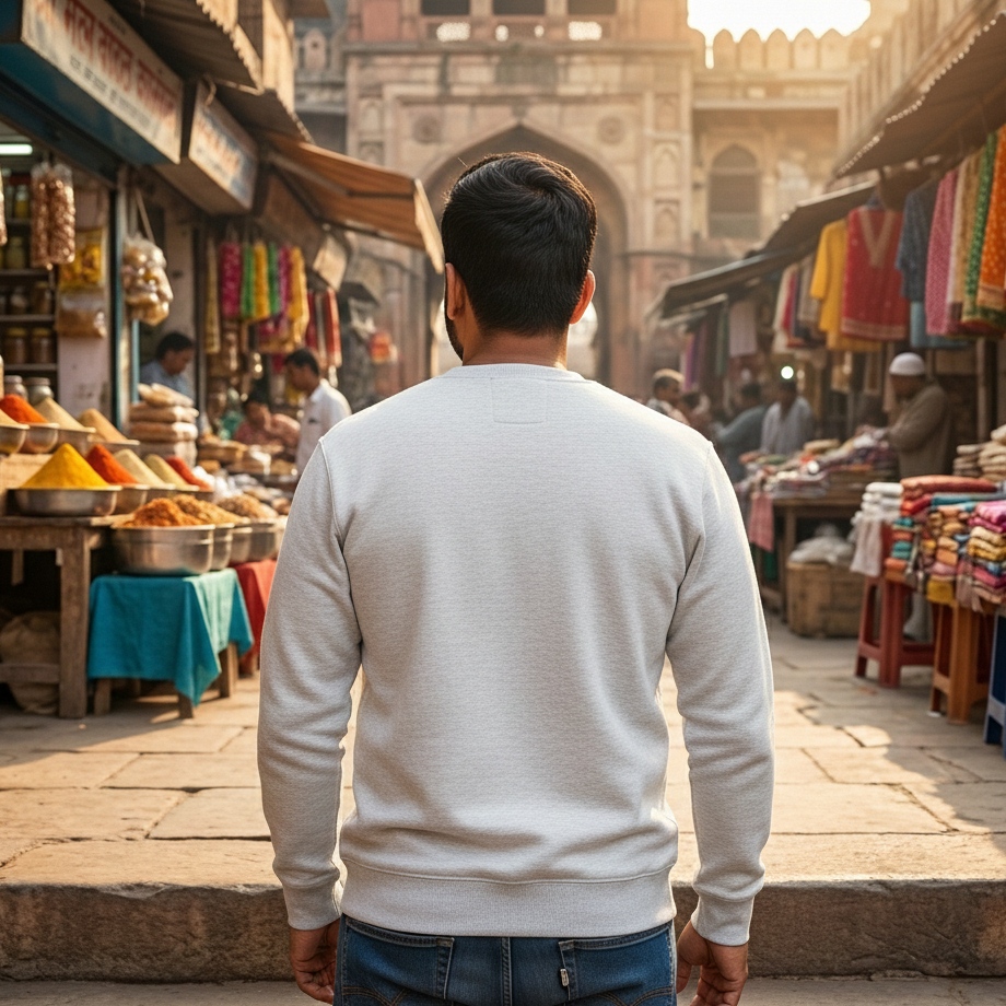 Cozy Sweatshirt - Black, Grey, White