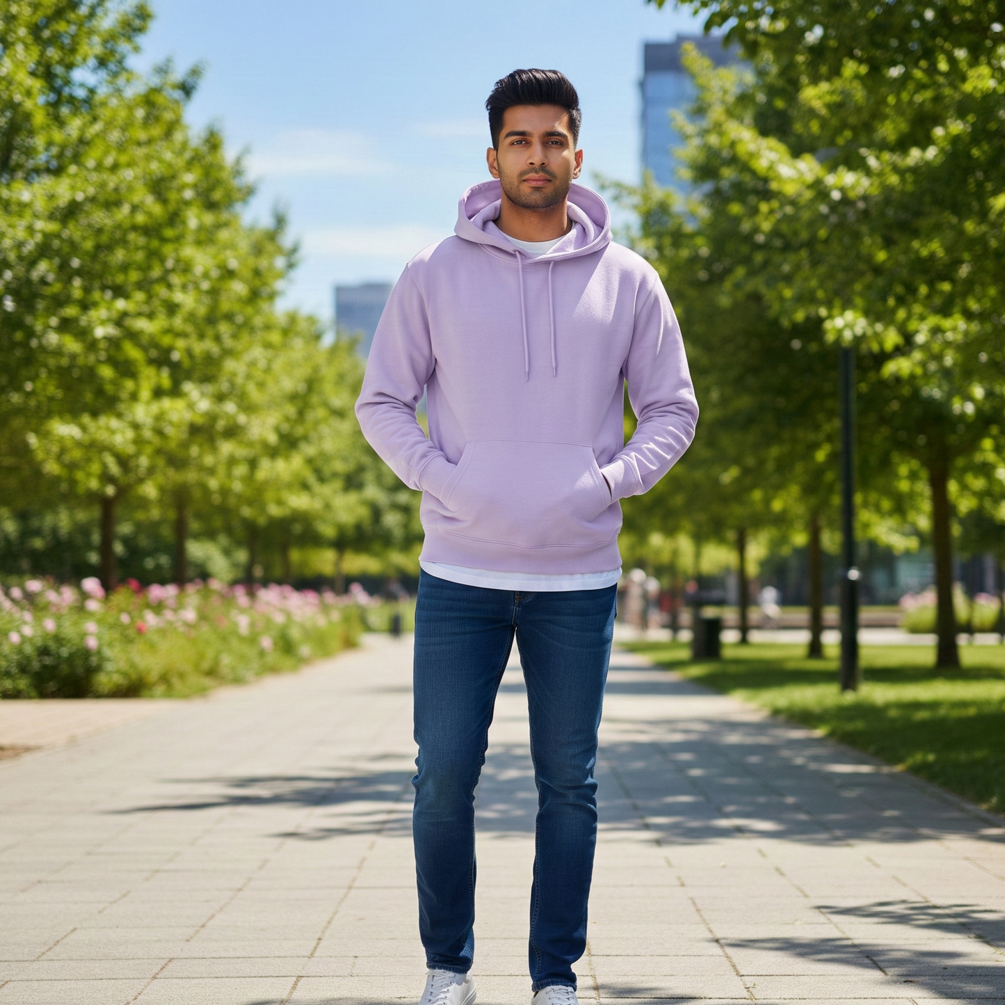 Classy Hoodie - Light Pink, Lavender