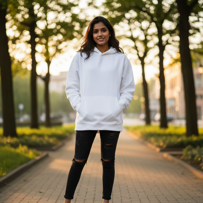 Oversized Hoodie - Black, White, Navy Blue