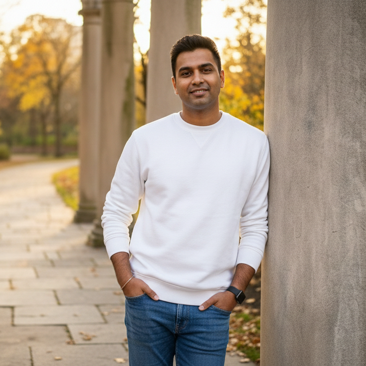 Cozy Sweatshirt - Black, Grey, White