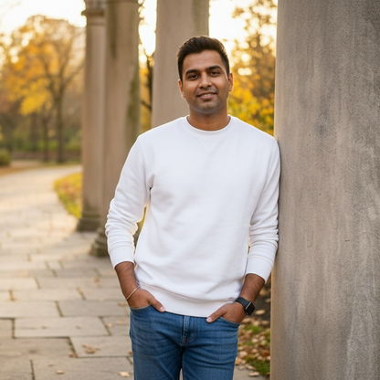 Cozy Sweatshirt - Black, Grey, White