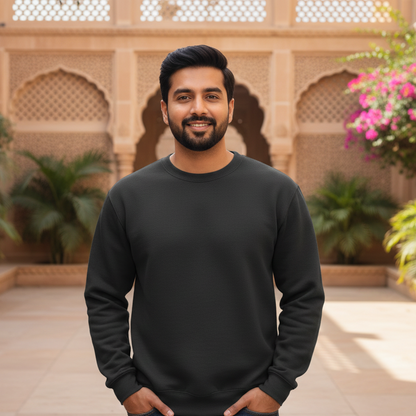 Cozy Sweatshirt - Black, Grey, White