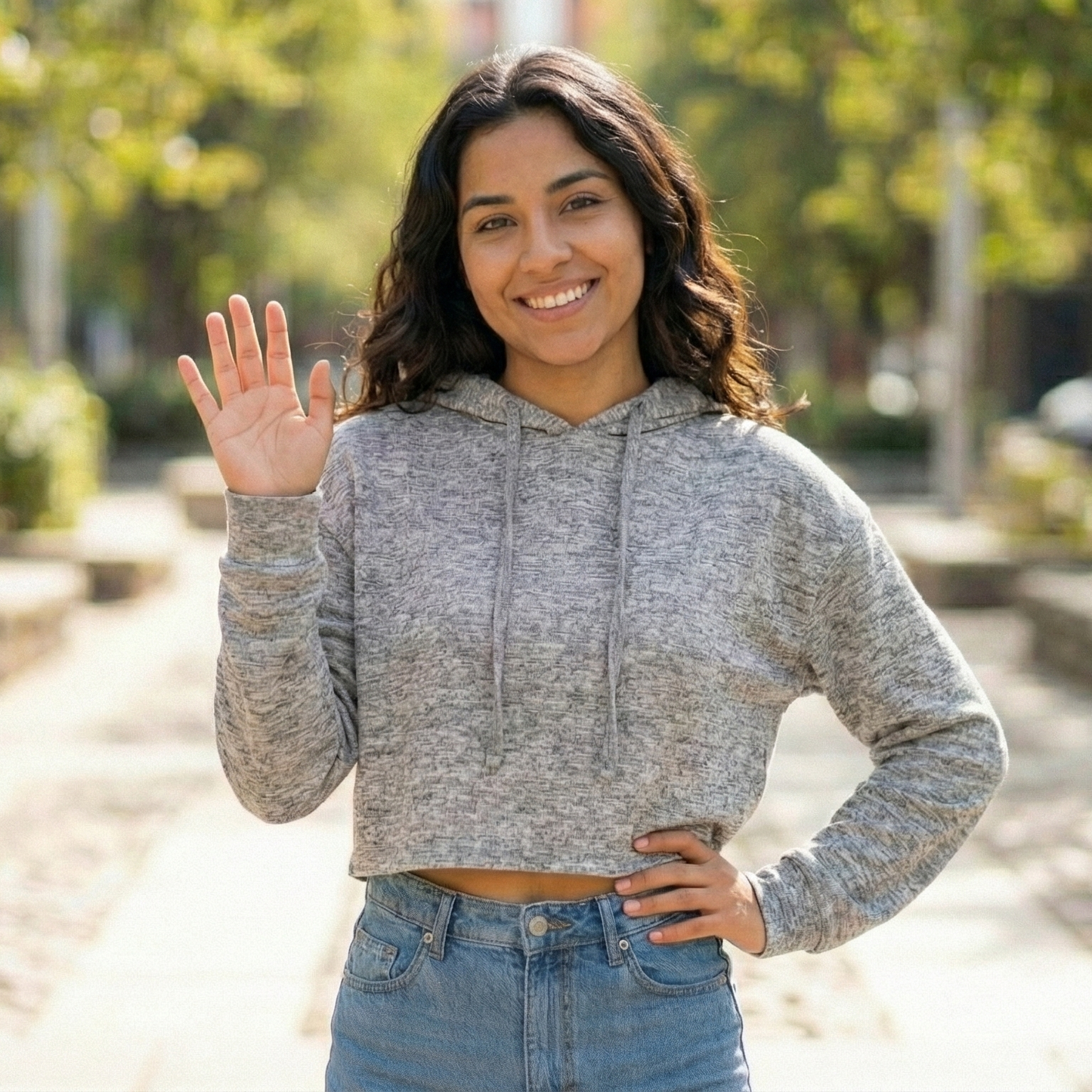 Icebreaker Crop Hoodie