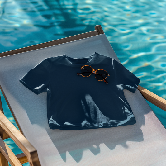 Daily Drip Crop Top - Navy Blue — Tressela