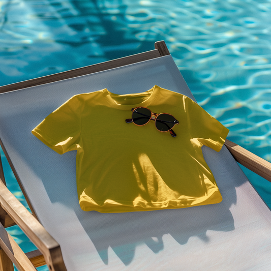 Daily Drip Crop Top - Golden Yellow — Tressela