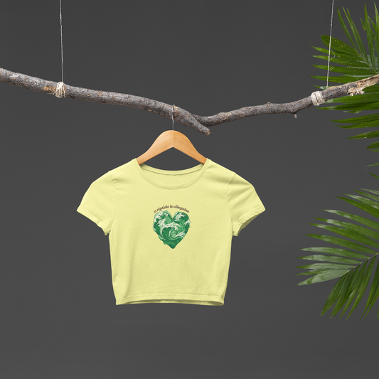 Heart Waves Crop Top