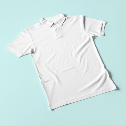 Comfy Plain Polo T-Shirt White – Everyday Smartwear — Tressela
