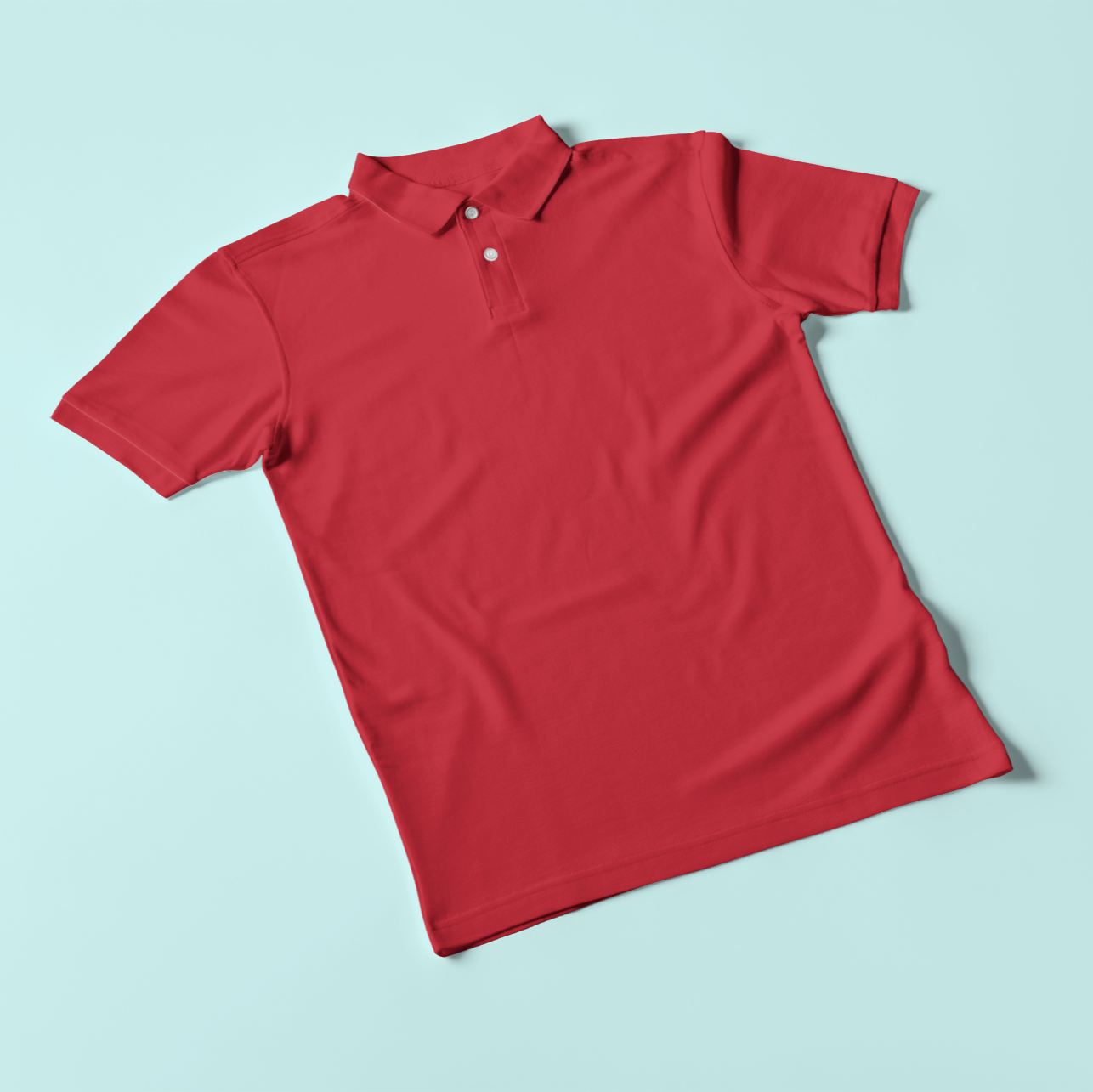Comfy Plain Polo T-Shirt Red – Everyday Smartwear — Tressela