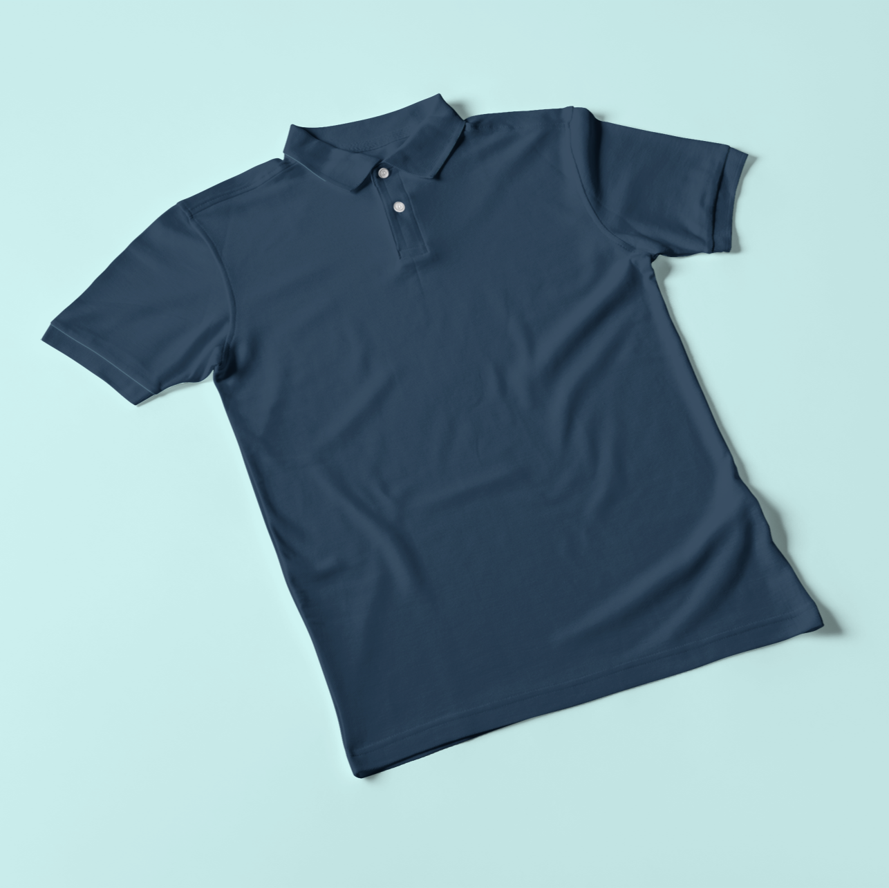 Comfy Plain Polo T-Shirt Navy Blue – Everyday Smartwear — Tressela