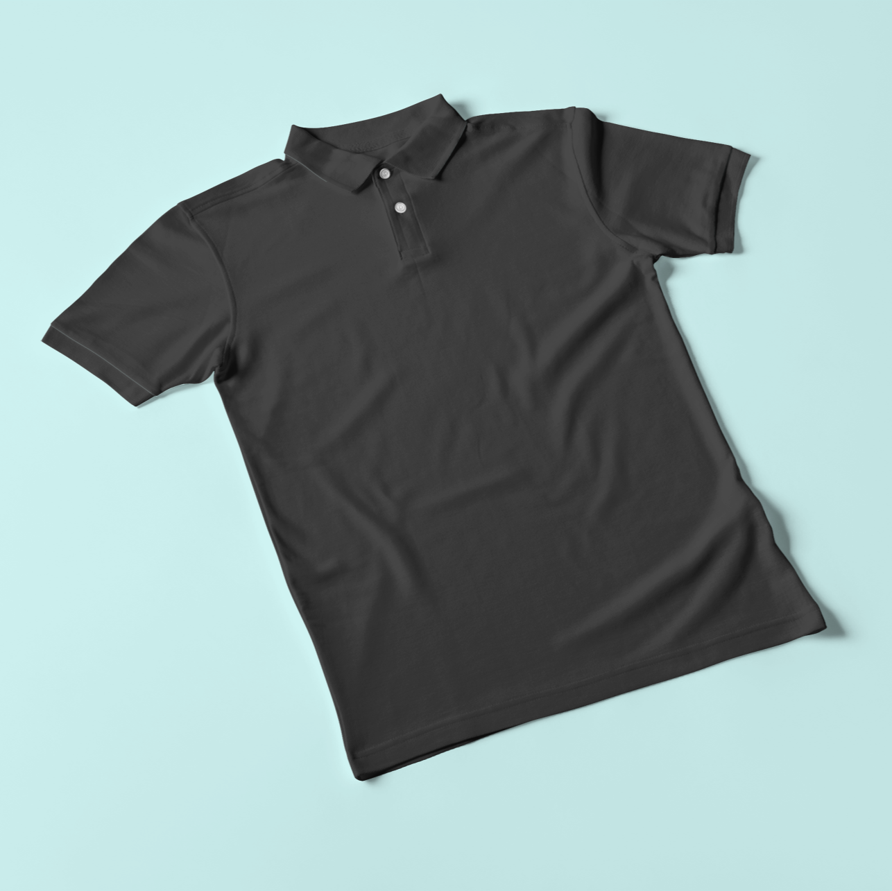 Comfy Plain Polo T-Shirt Black – Everyday Smartwear — Tressela