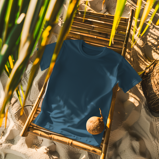 Everyday Summer T-Shirt - Navy Blue — Tressela