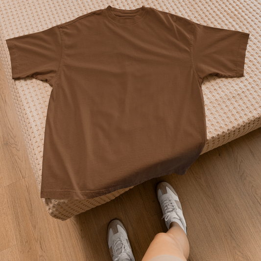 Women’s Everyday Summer T-Shirt - Coffee Brown — Tressela