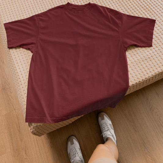 Women’s Everyday Summer T-Shirt - Maroon — Tressela